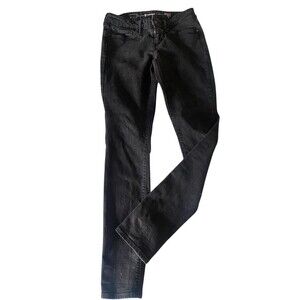 Levi’s 527 Jeans 27 Black Charcoal Wash Slim Bootcut Stretch Denim